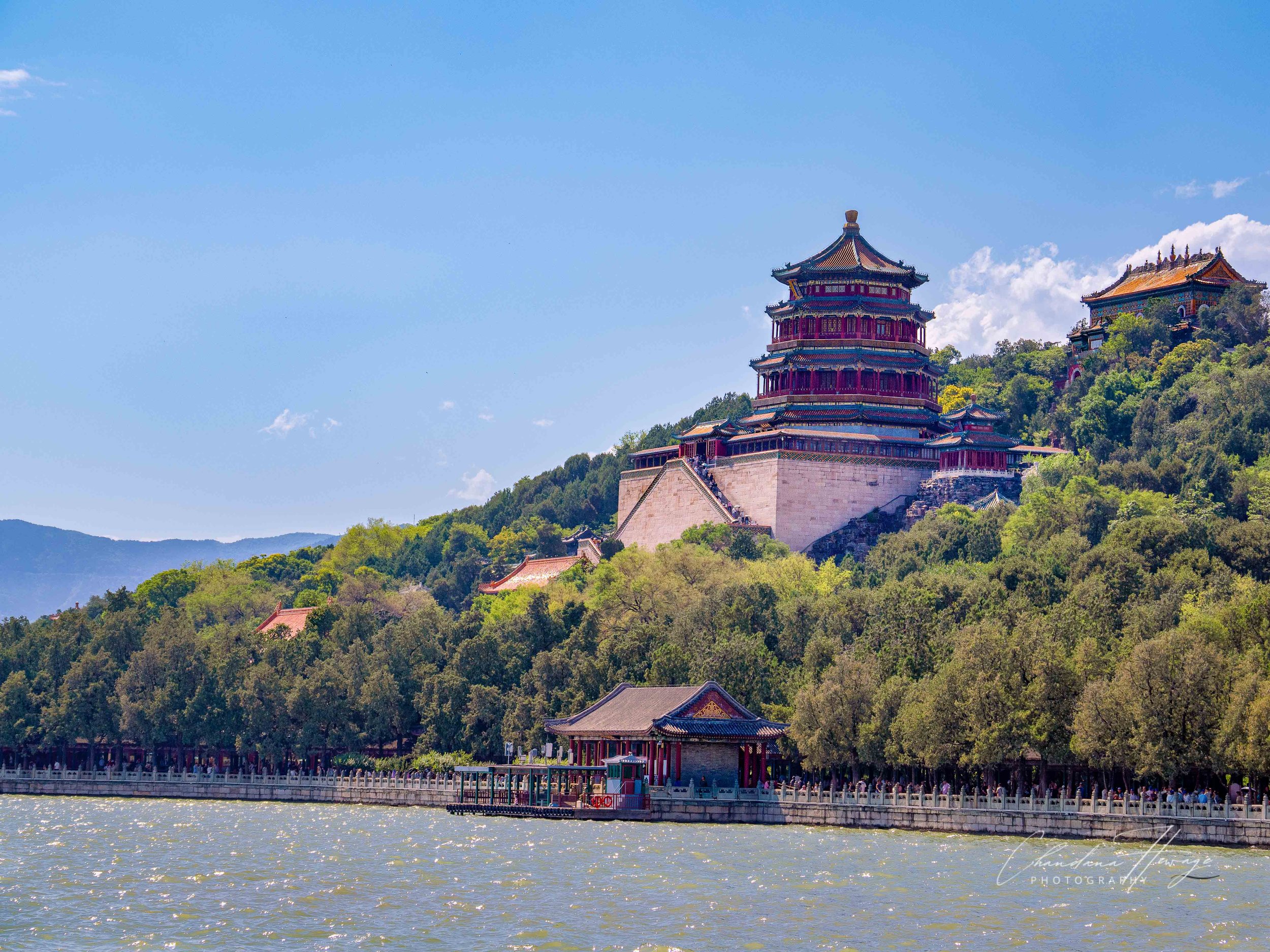 The Hall of Dispelling Clouds, which defines the high imperial Qing style.