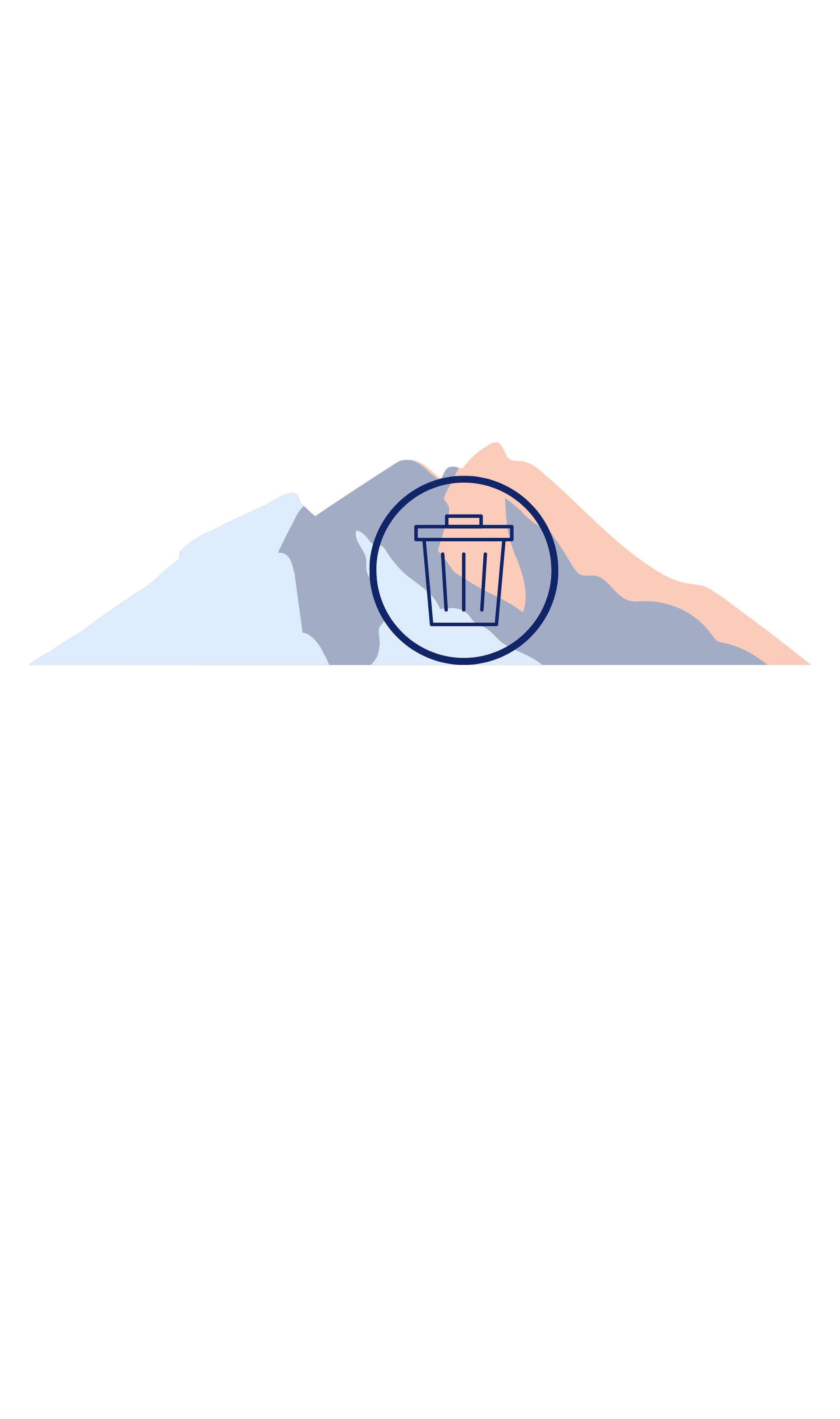Illustration of Mount Fuji with the Japanese flag in front, stylized in blue, orange, and white colors