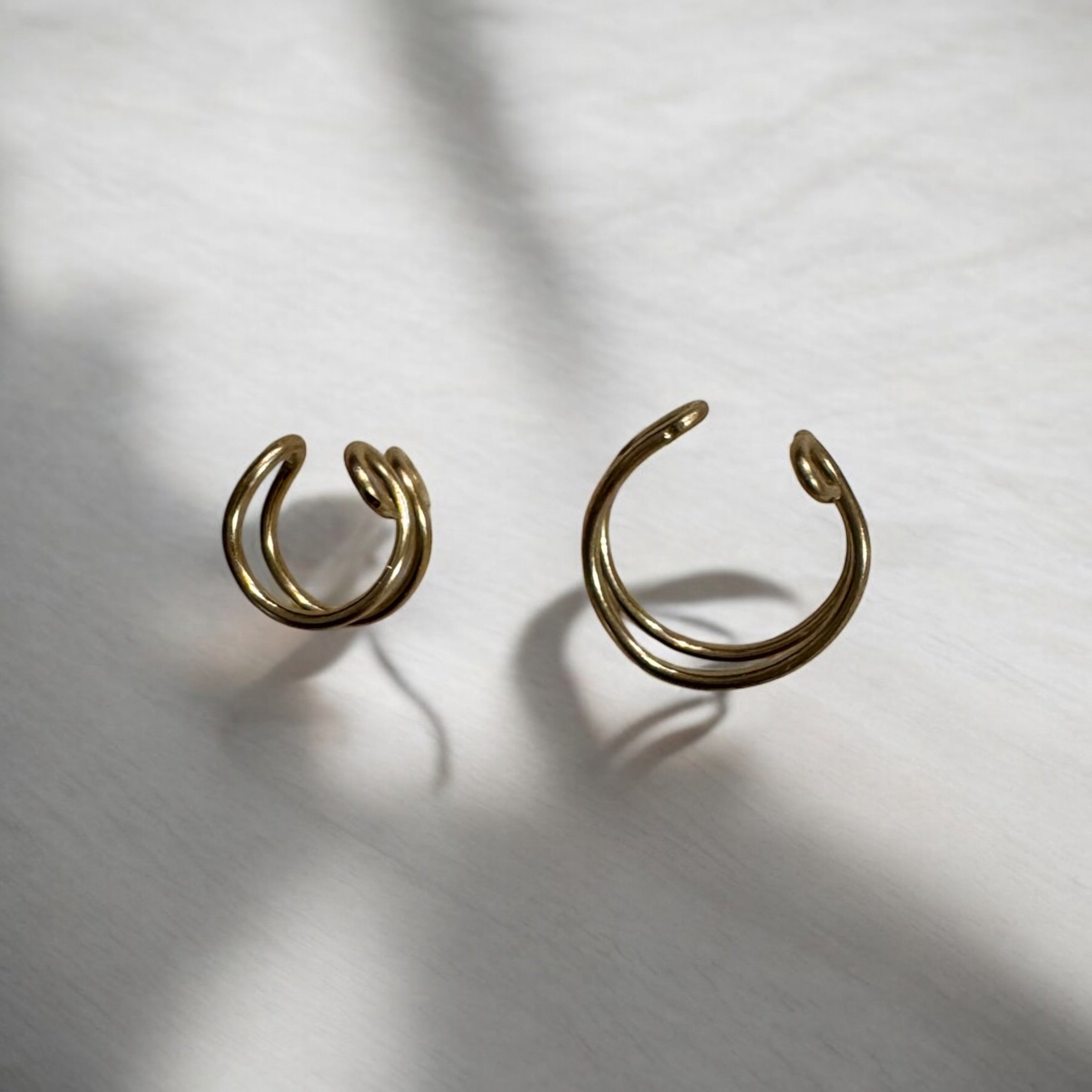 Ellie and Ella Double Bar Ear Cuffs
