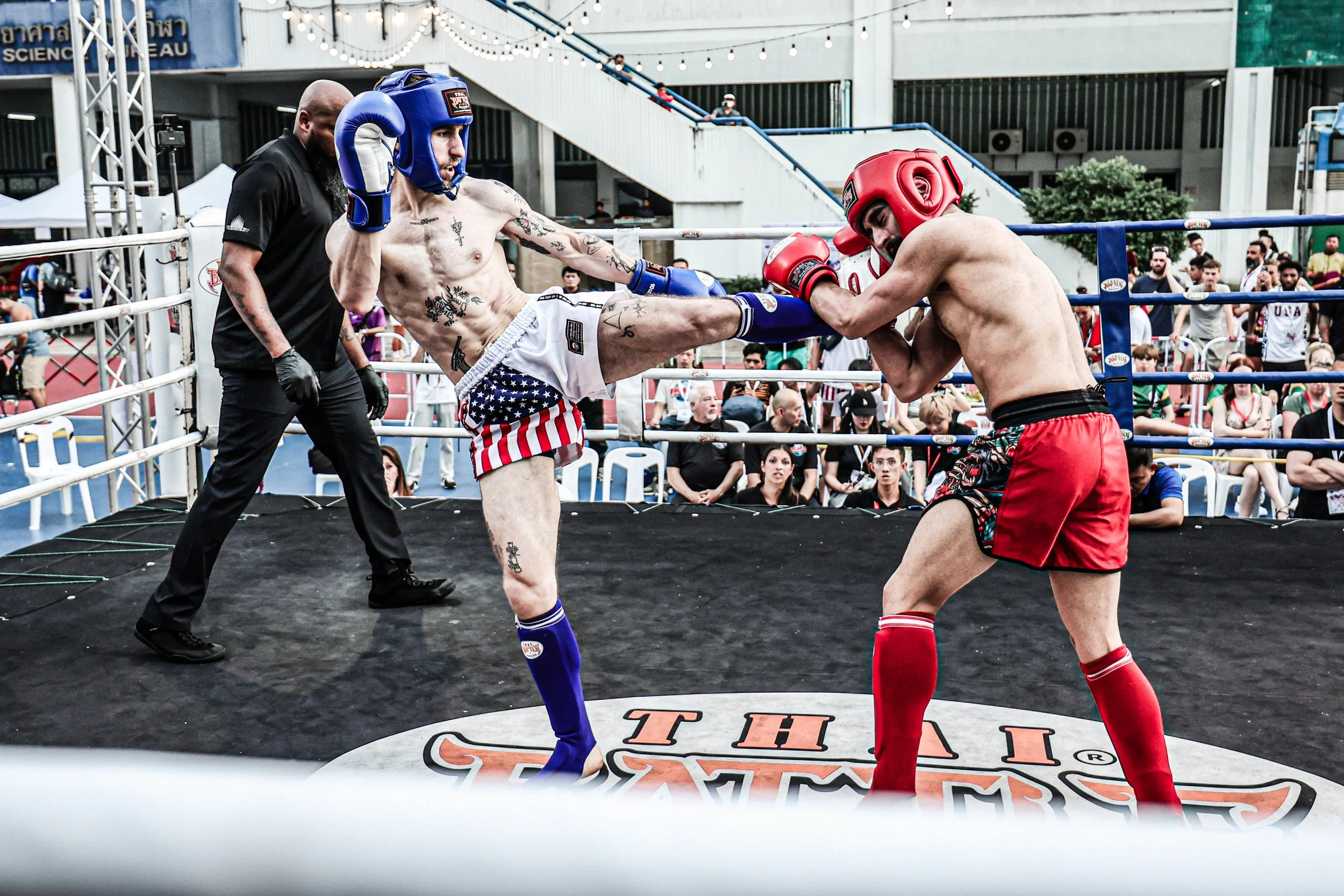 Coach Ben at the 2025 ISKA Thailand Open in Bangkok.