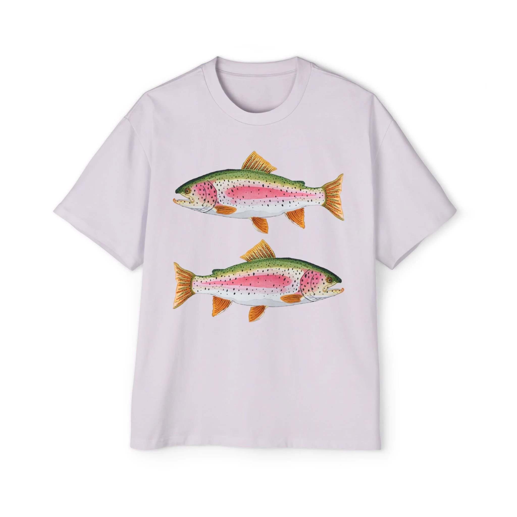 'Winnie's Rainbow Trout' Premium Heavy Oversized Tee