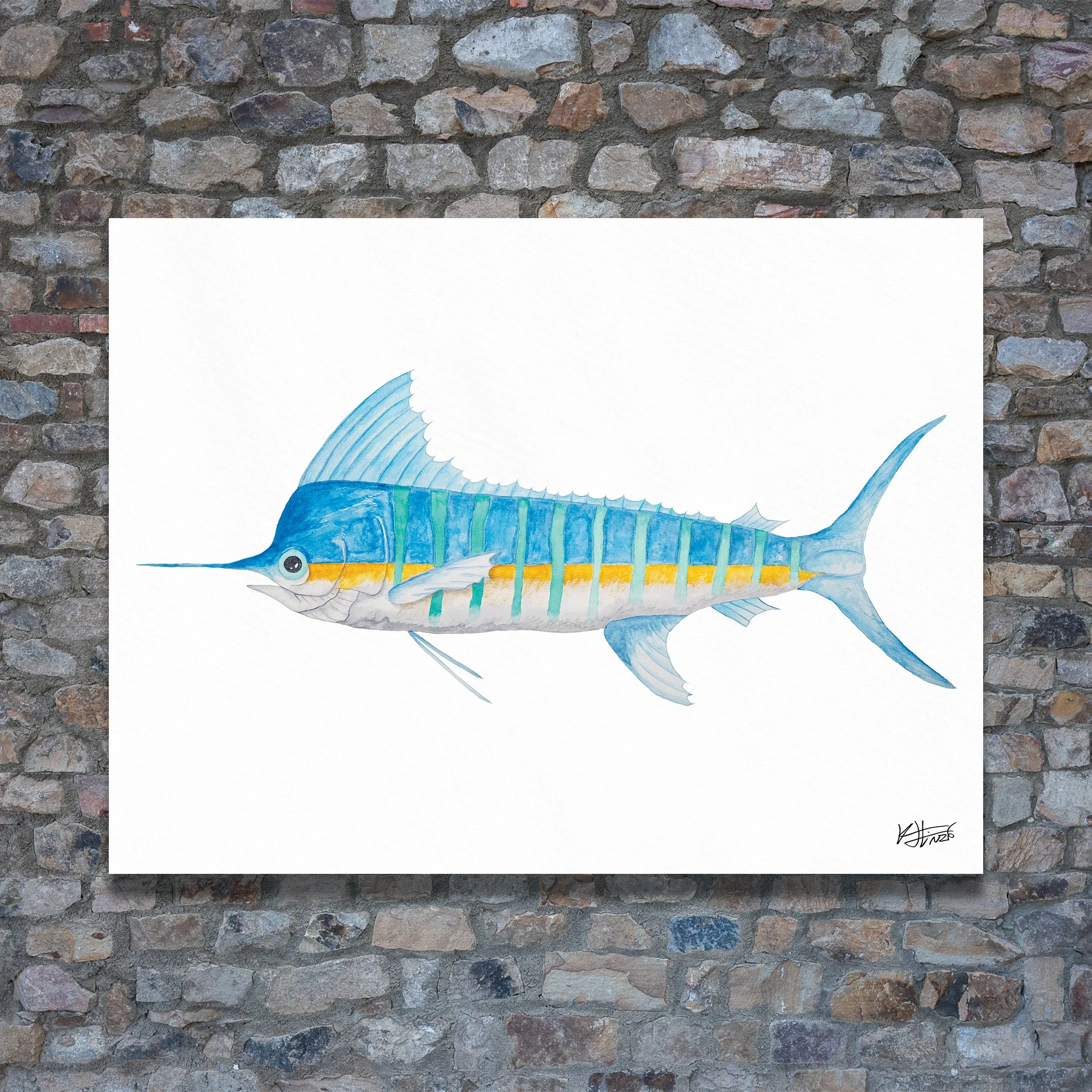 Marlin 1, Art Print