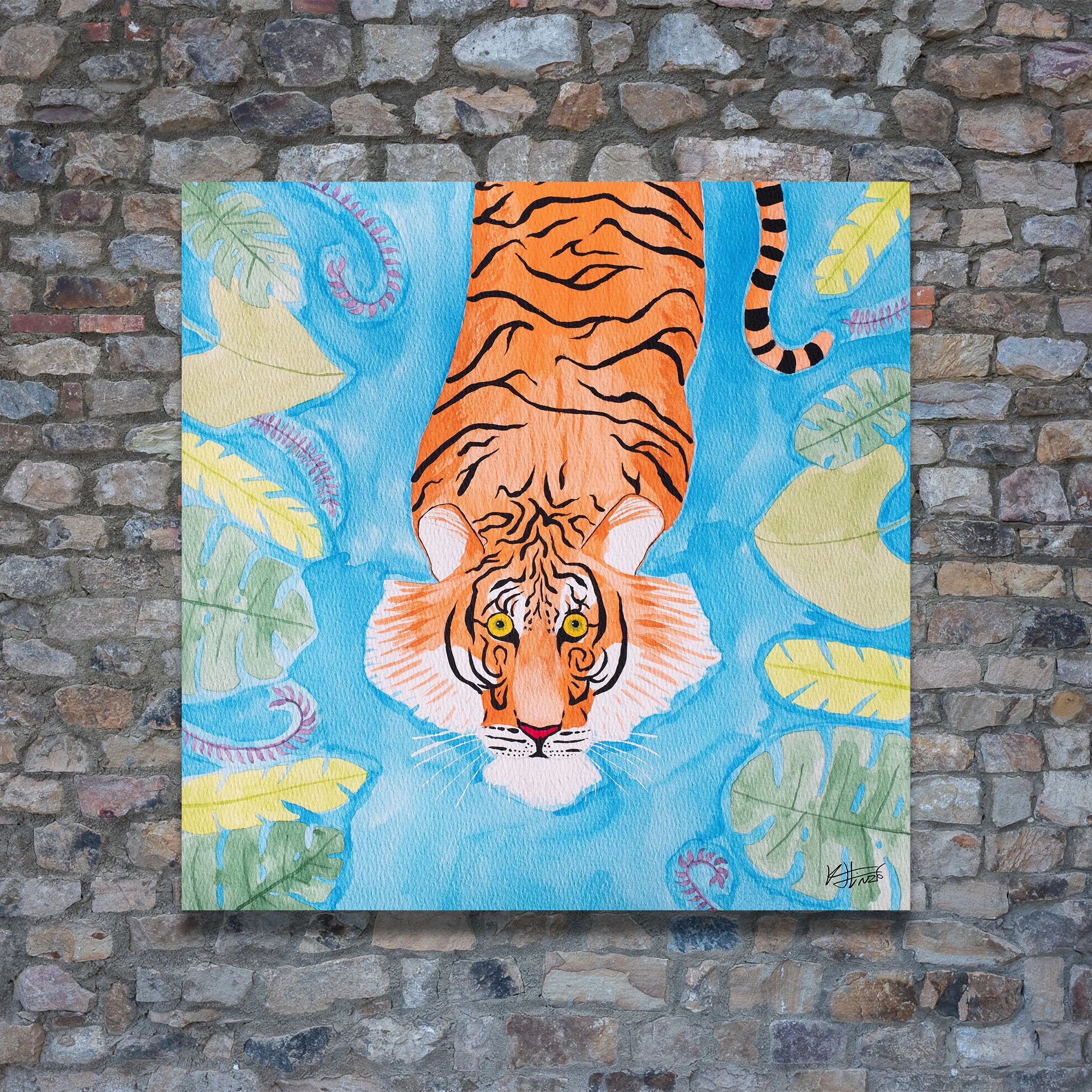 Cam's Tiger, Art Print