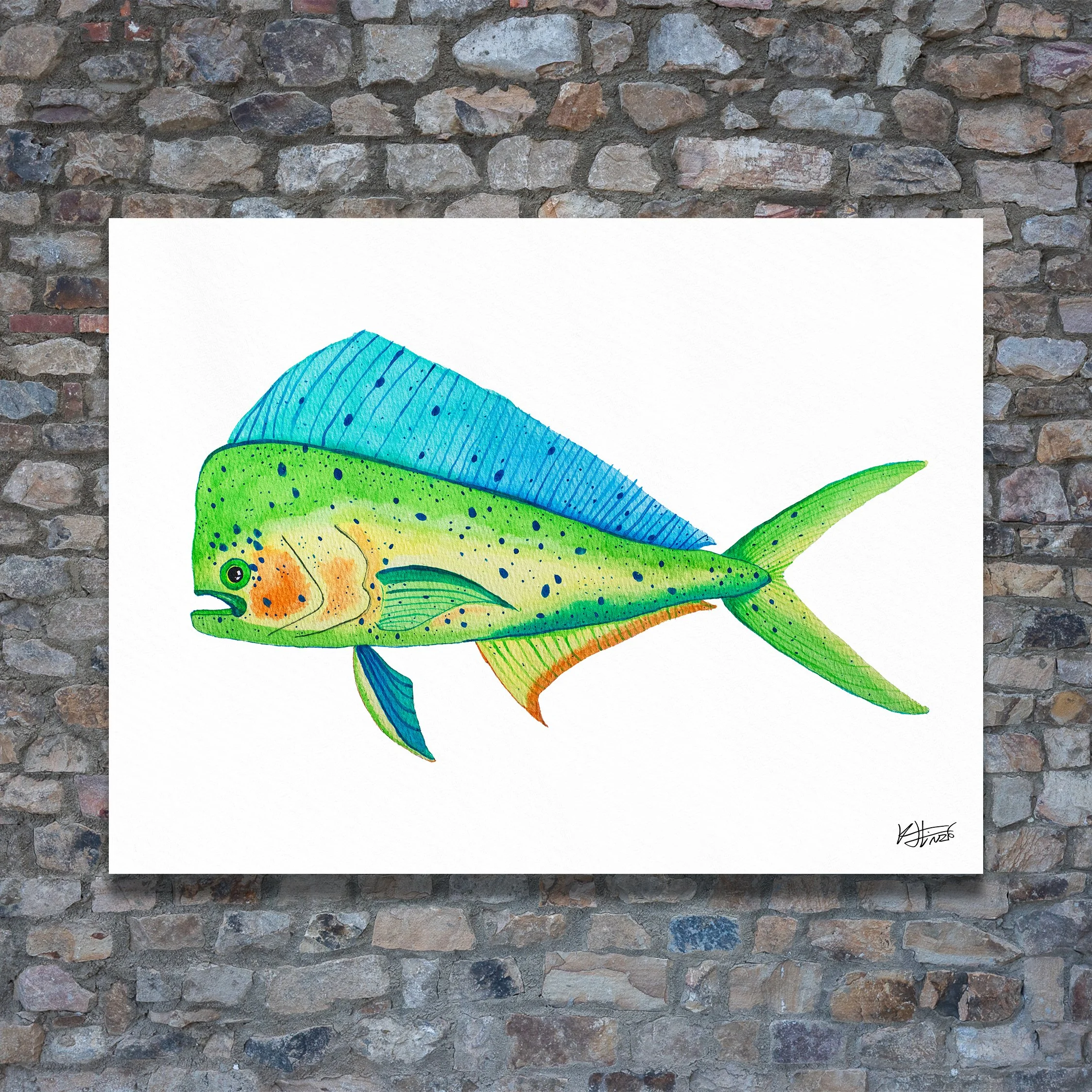 Mahi 1, Art Print