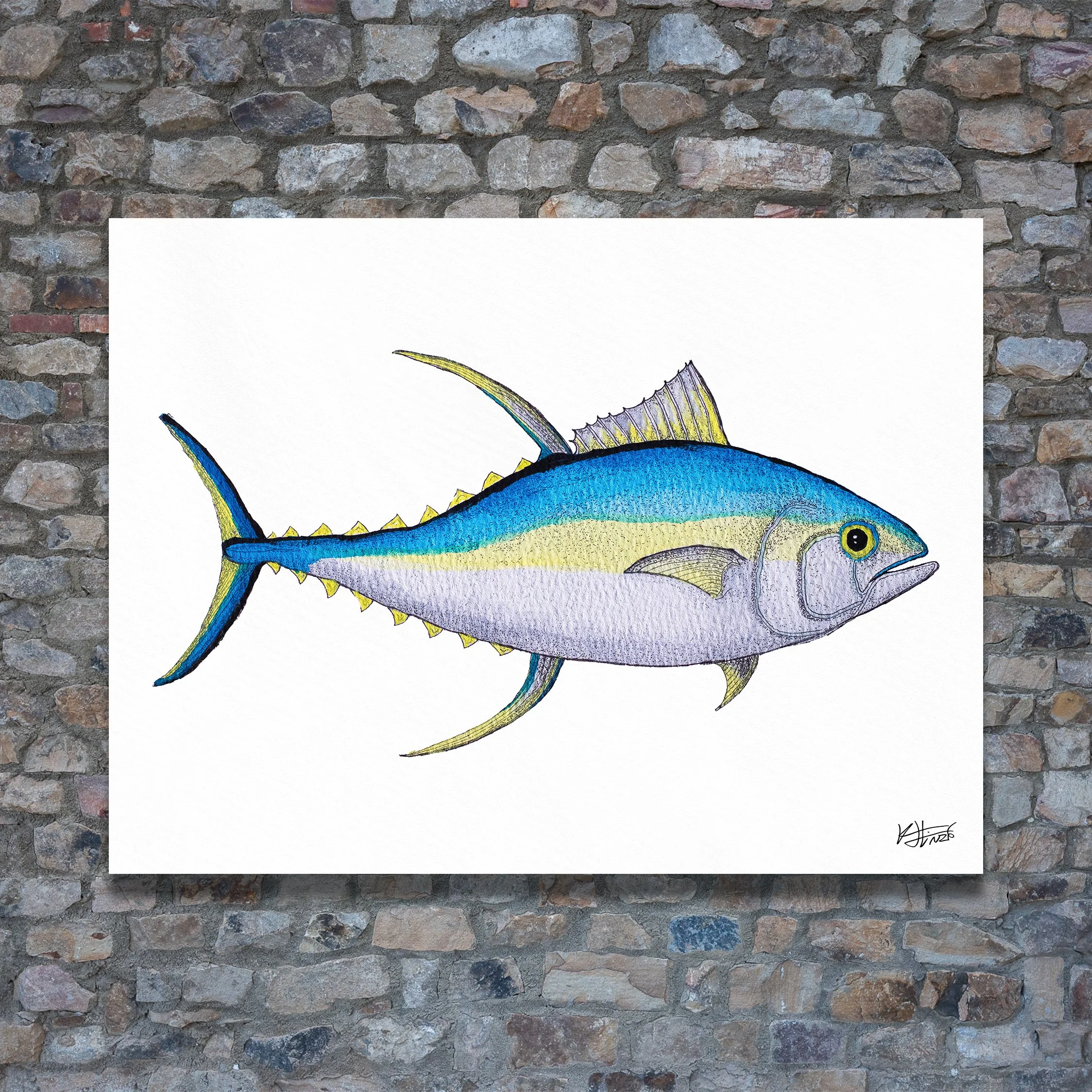 Tuna 1 , Art Print