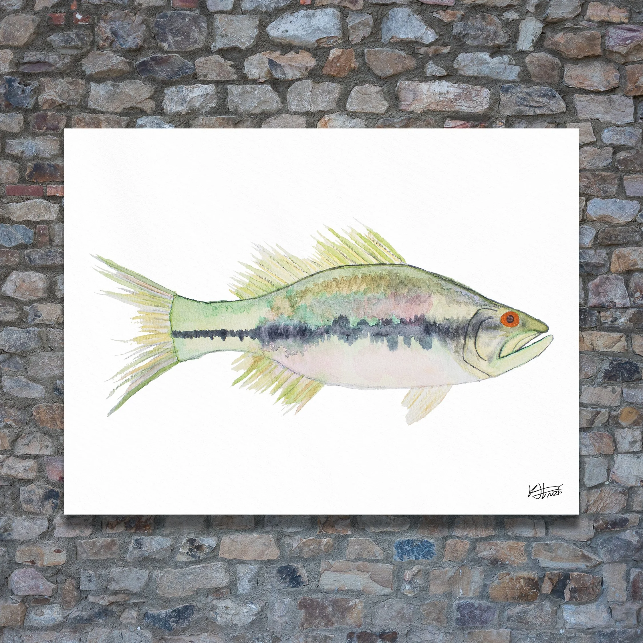 Large Mouth 2, Art Print