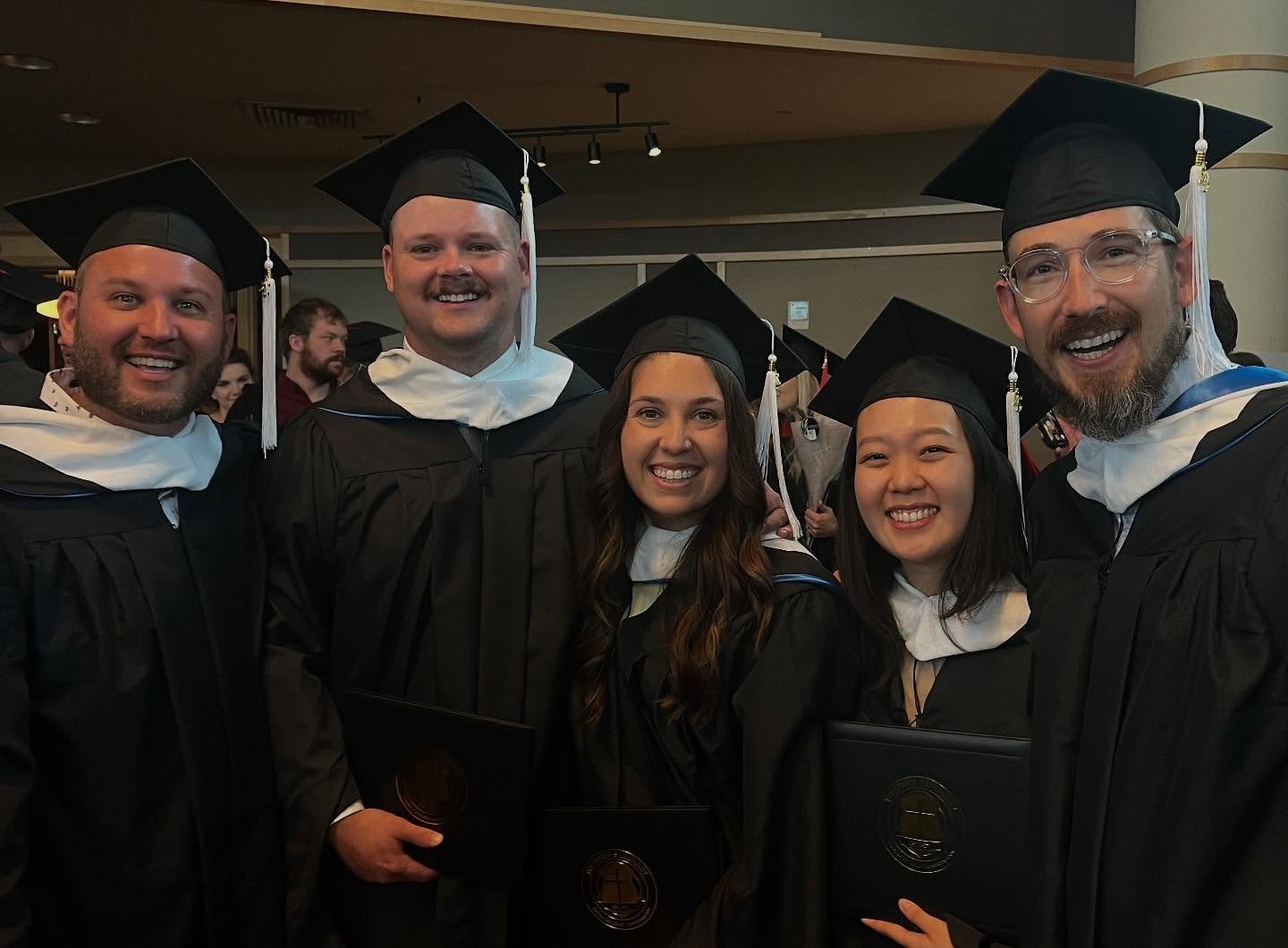 A special day celebrating with classmates and fellow counseling colleagues. 🎉🎓