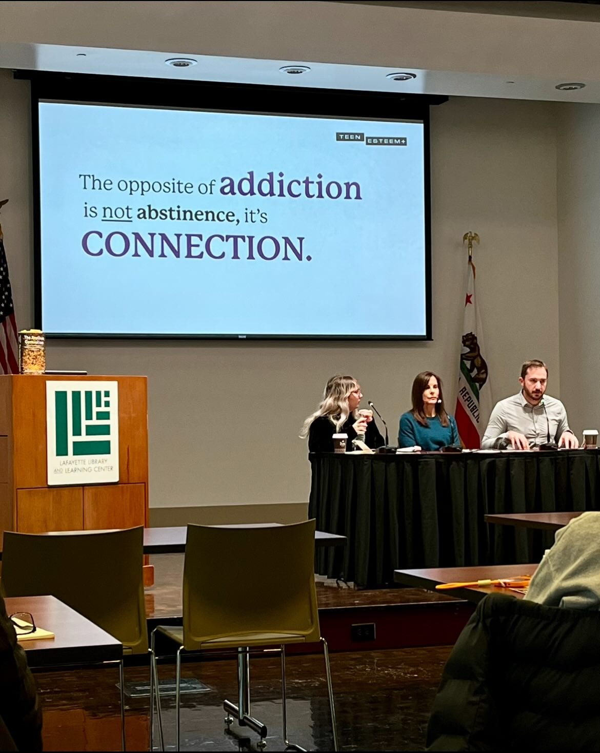 This week, I was reminded me why I do this work. 🤍

Invited by Eric Anderson LMFT, CSAT-S, and fellow panelists at the Teen Esteem event, I was struck by how many parents are navigating the same struggles&mdash;trying to connect with their kids in a