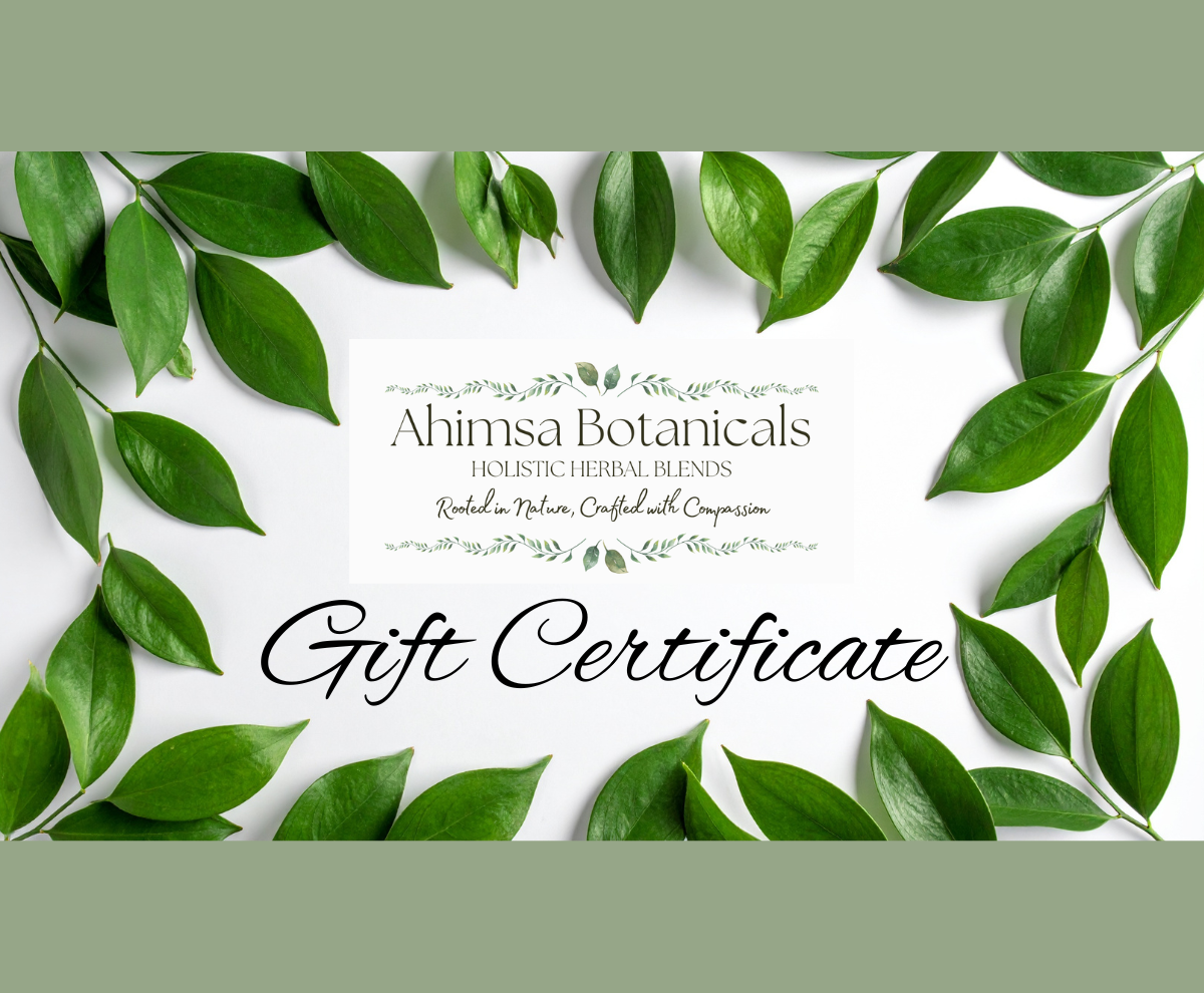 Ahimsa Botanicals Gift Card