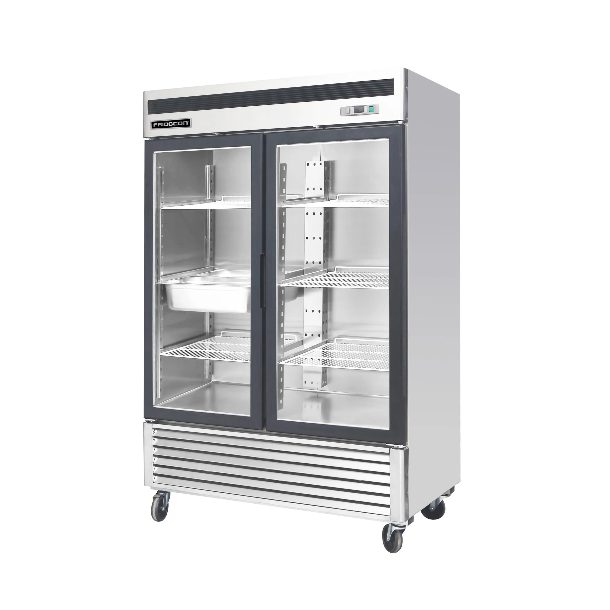 F-49R-G Two Glass Door Bottom Mount Reach-In Refrigerator