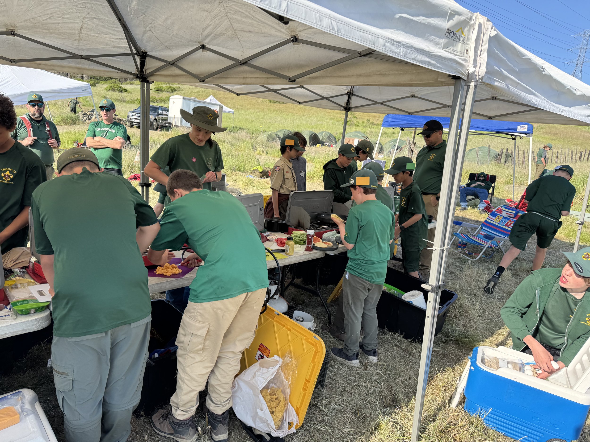 Scout's making themselves dinner Saturday