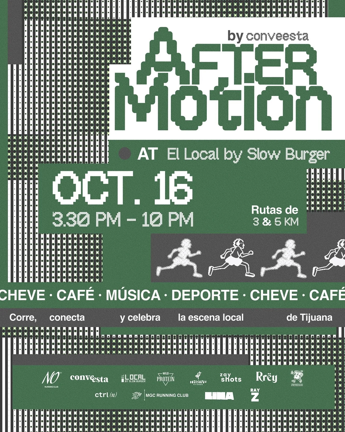 AFTER MOTION, el evento donde el movimiento, la m&uacute;sica, la gastronom&iacute;a y la comunidad se encuentran.

☕ Caf&eacute; by @pichinoscoffeeandcrew 
🎨 Intervenci&oacute;n art&iacute;stica by @lina.hdzmx
💪🏼 Clase funcional by @thr1vefitstud