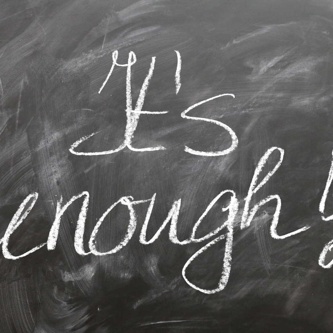 Let “Good Enough” Be Enough Today