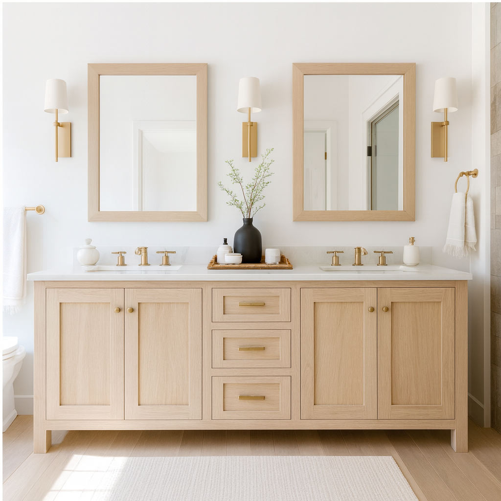 Classic Coastal Double Vanity