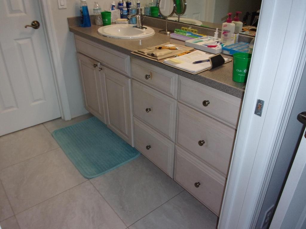 Before Cabinet Refinish Estero