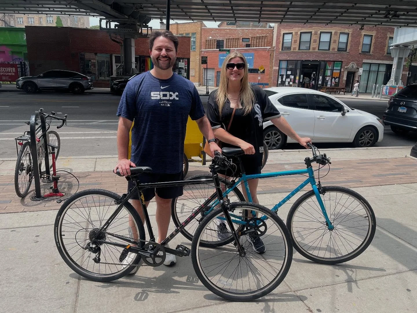 A few weeks ago, Alyssa&rsquo;s bike got stolen so she came into the shop looking for a replacement. She test road the Fairfale Lookfar and immediately loved it. Ever since she brought it home, her fianc&eacute; Kurt had been admiring it. 

Next thin