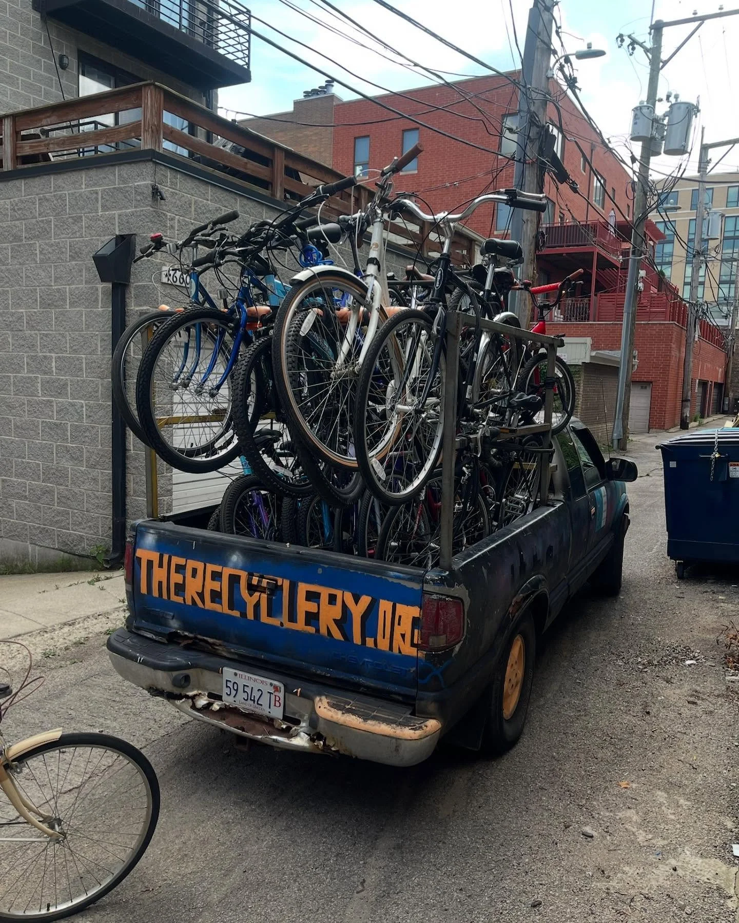We just donated some bikes and parts we couldn&rsquo;t make use of, to @therecyclery! The Recyclery sells used bikes and parts to support their various programming. We love being able to support organizations that work to make bikes &amp; biking acce