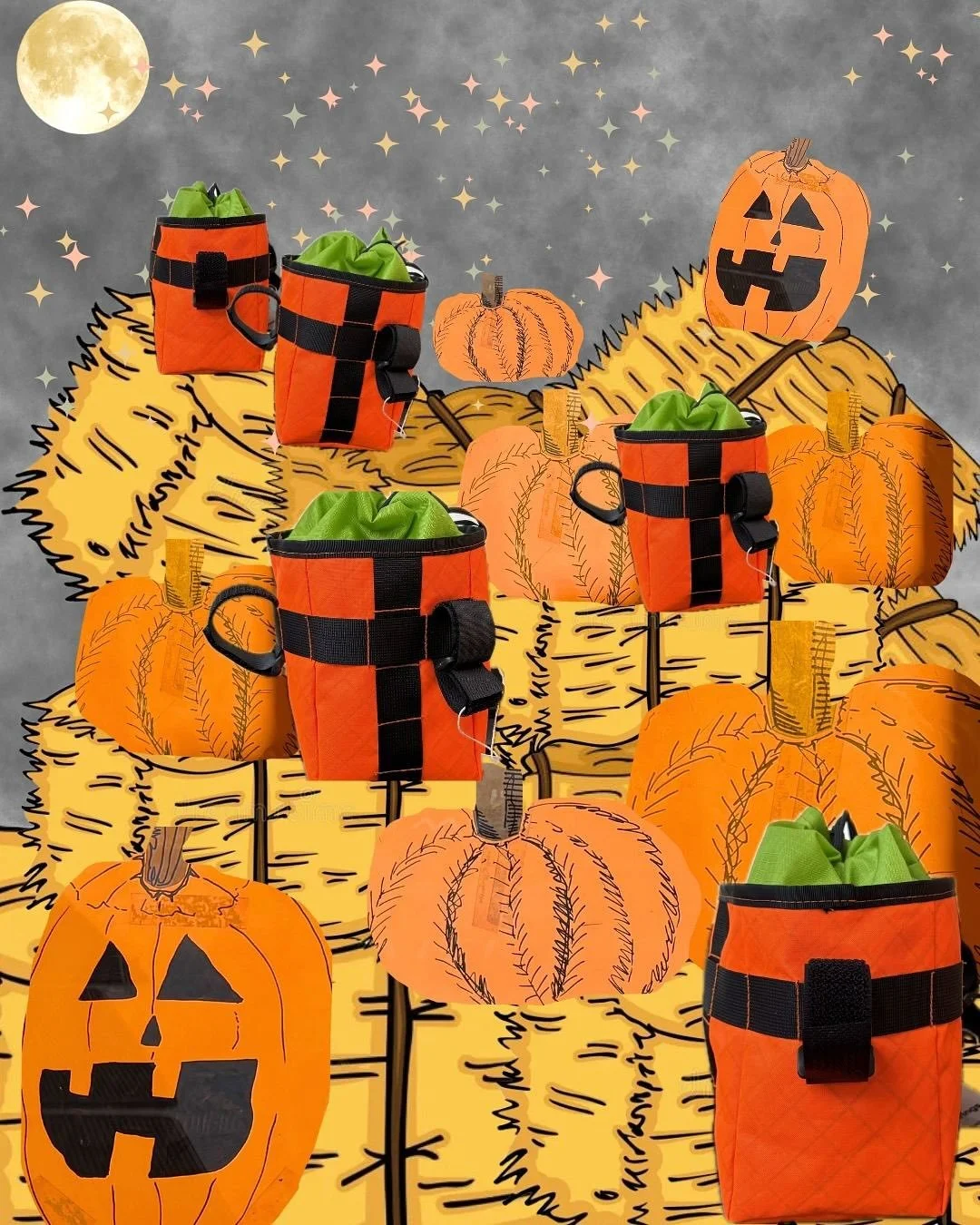 New bag drop straight into the Broadway Bikes pumpkin patch! Just in time for spoooooky season at the shop. Thank you to our mechanic & artist in residence @cgholan for the decorations & bringing some Halloween spirit into the shop 👻🎃