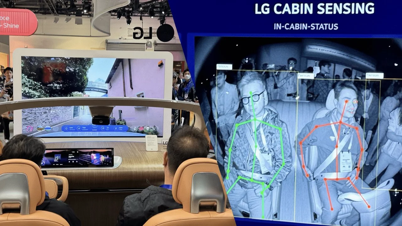 LG's CES 2026 demonstration cabin
