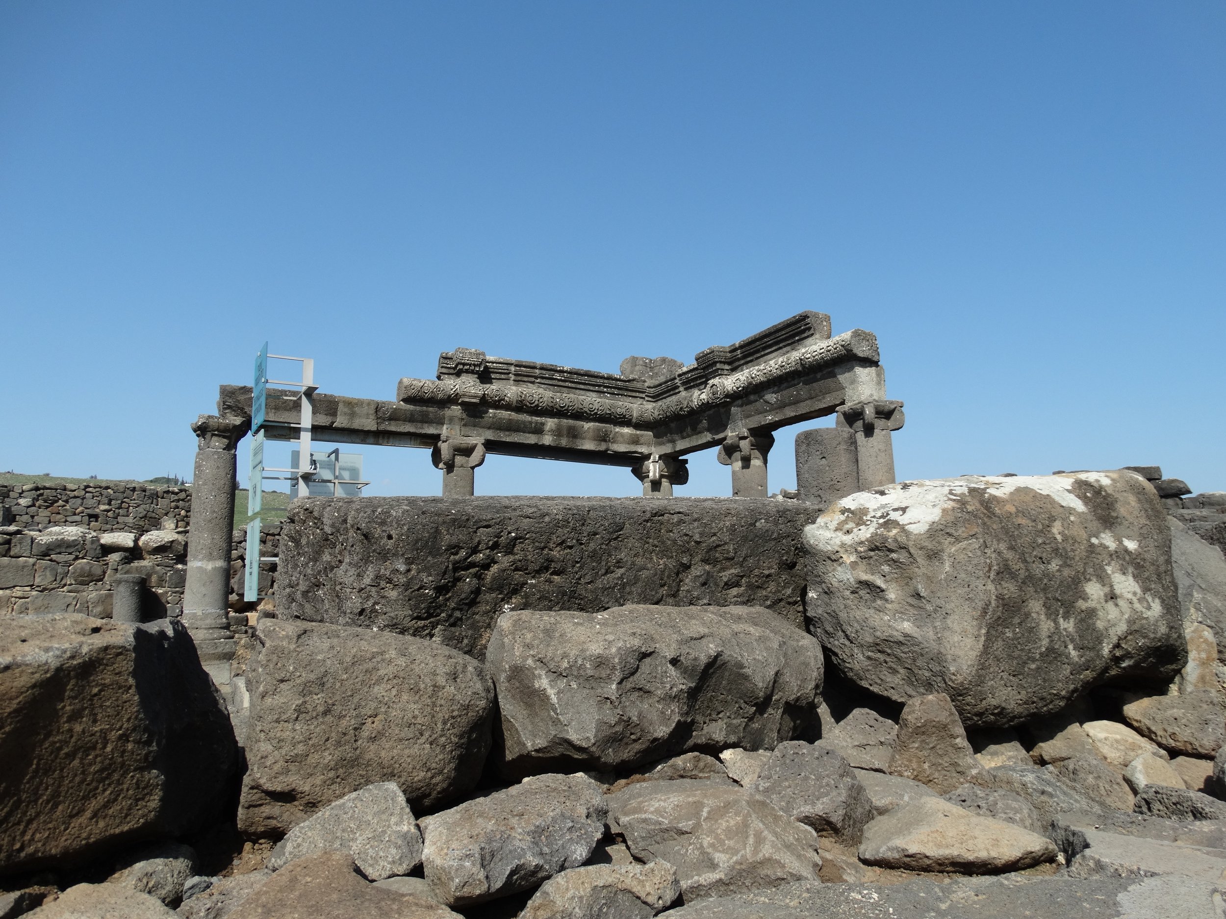 THE ANCIENT SYNAGOGUE OF CHORAZIN