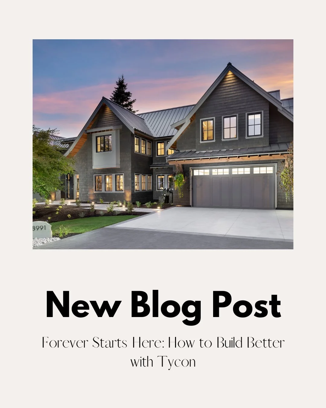 Forever starts here✨
Our latest blog dives into what it means to build better with Tycon- from teh foundation of quality craftsmanship to creating a home designed to last a lifetime. Read the full story on the blog. 🏡
https://www.tyconbuildingsolu