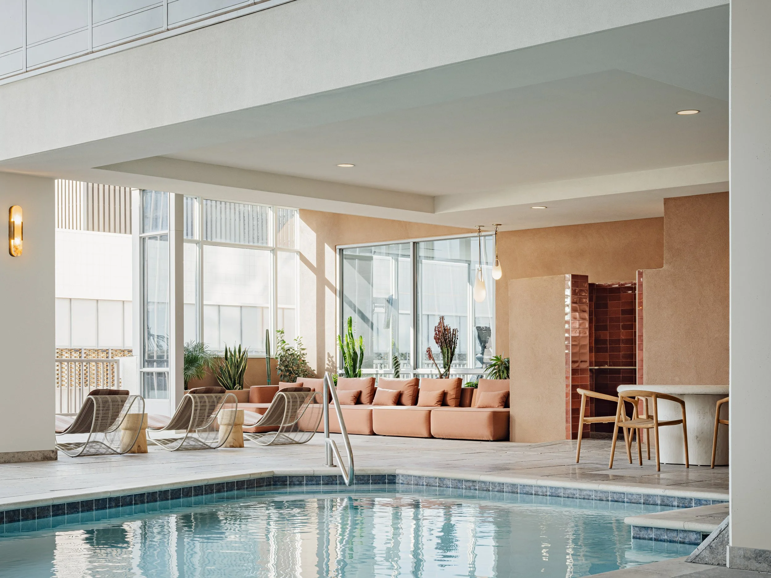 Image of the pool deck at 44 Monroe residential property