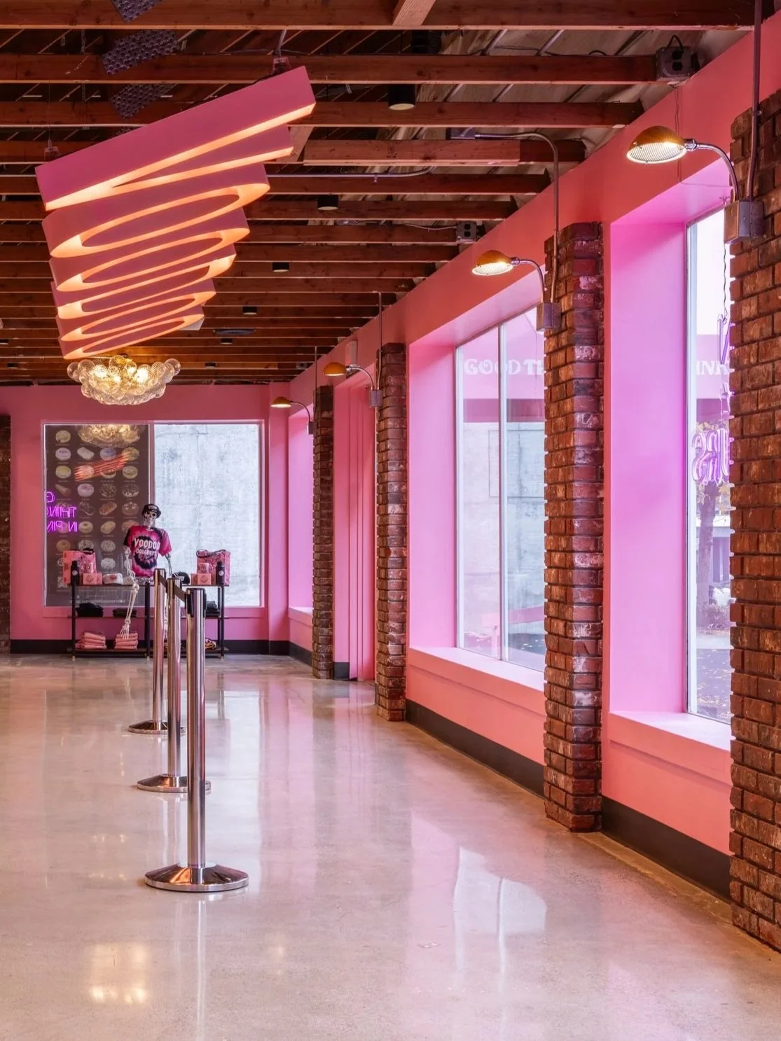 Bellevue, WA Voodoo Doughnuts location interior design by DWS Co.