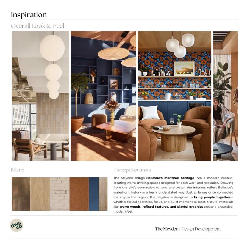A little early spring #BTS process for you ~ our Interiors Studio is having a busy start to the year, thought we would share some process behind some of our projects. Starting here with some inspiration for The Meyden, one of our projects with Pillar