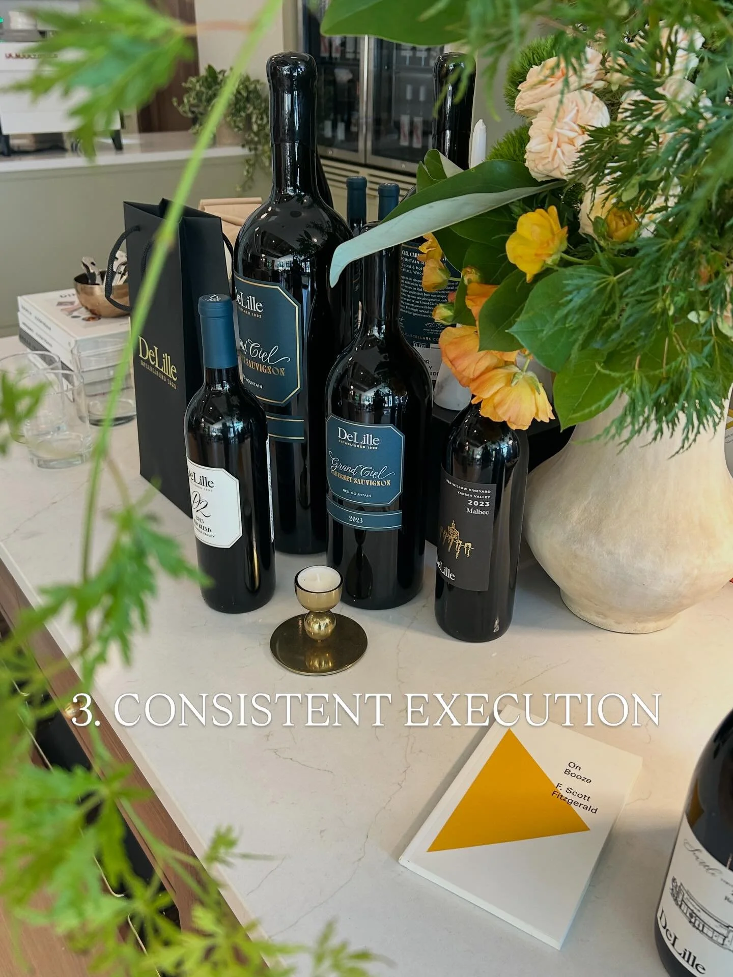 (3/3) Brand consistency builds relationships and recognition. From signage to paper goods to merchandise, each touchpoint reinforces the @delillecellars brand- An example of excellent use of a brand guidelines, a clear positioning, and a conviction b