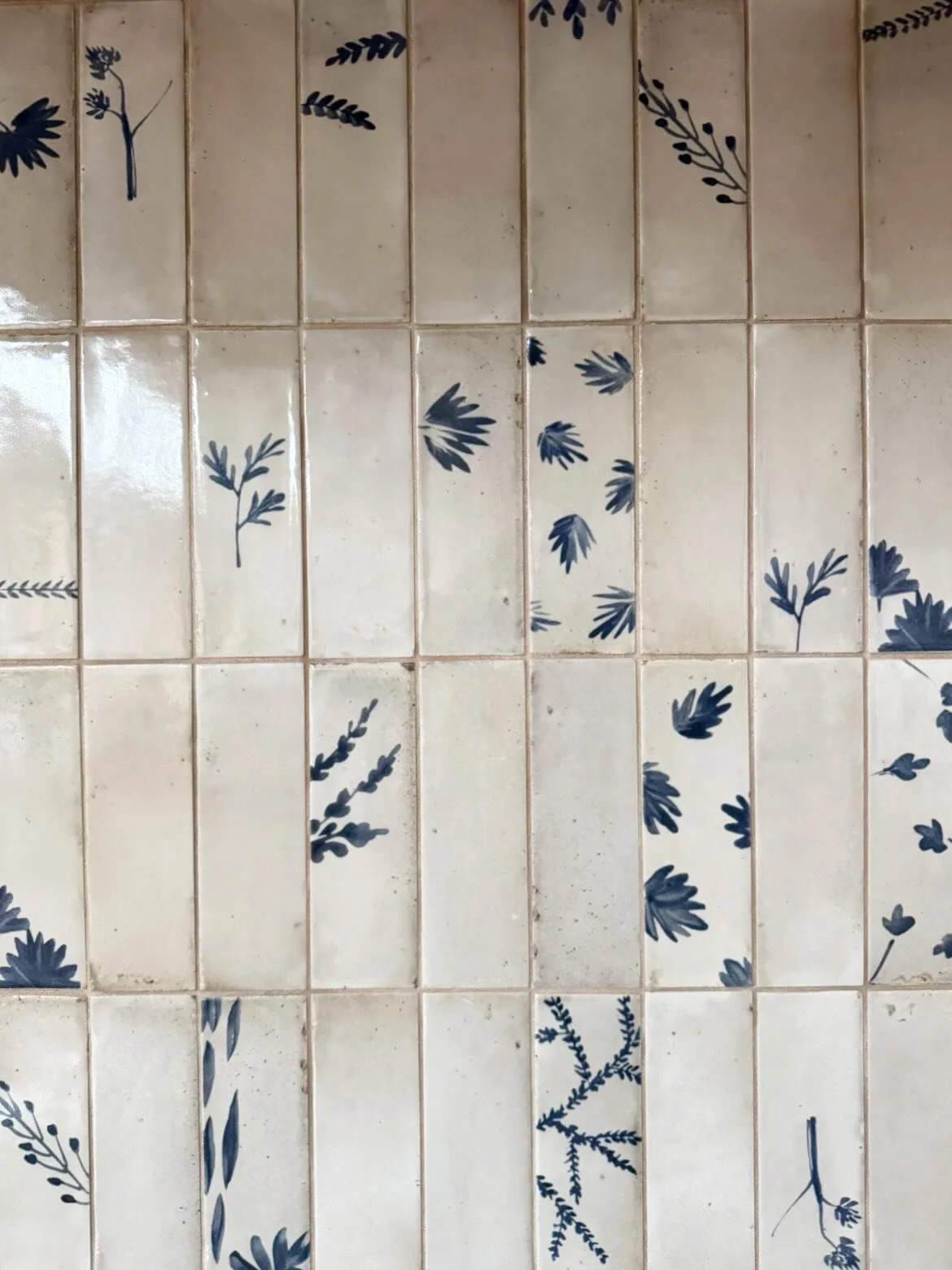 #gorgeous tile giving spring vibes. A little #bts from a multifamily install this week. #interior #design ✨💪