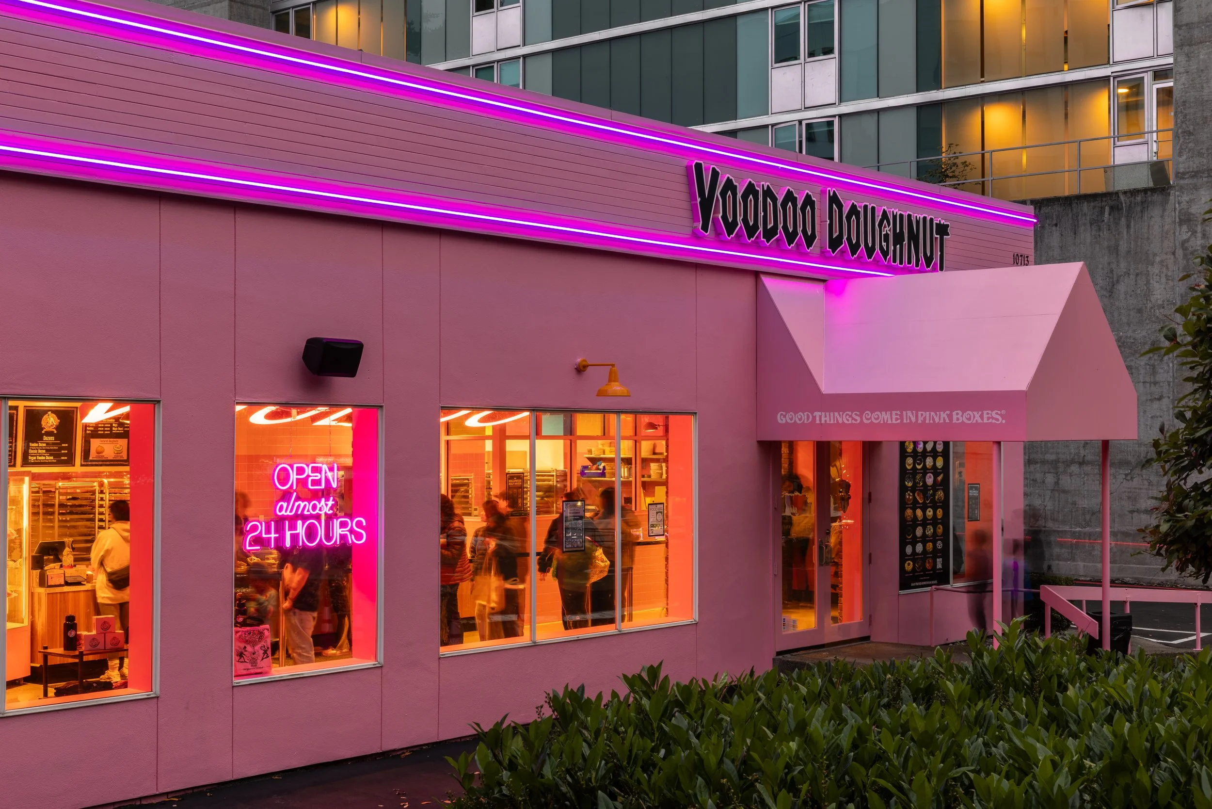 Bellevue, WA Voodoo Doughnuts location interior design by DWS Co.