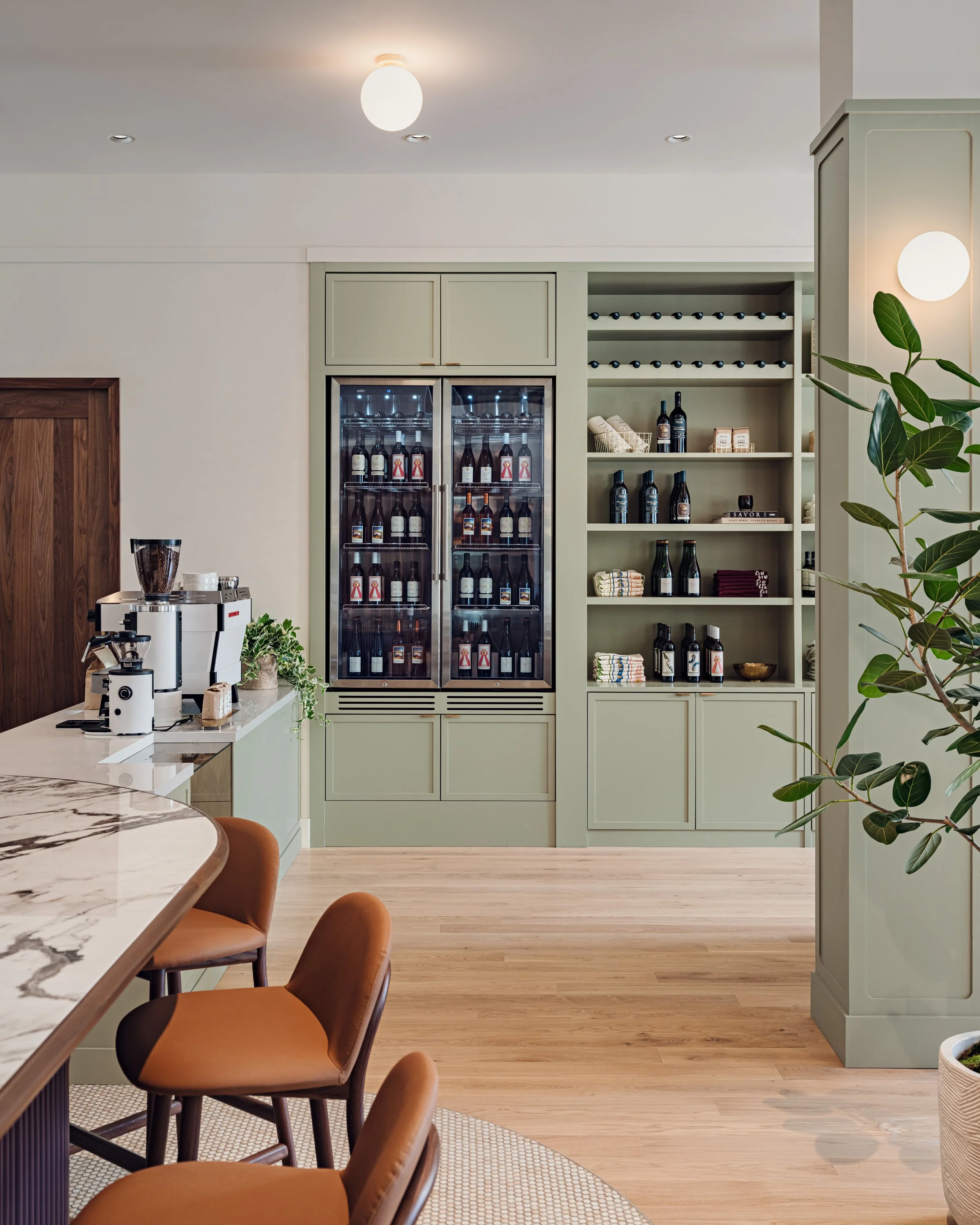 The Cafe, bottle shop and retail area at DeLille En Ville in Seattle's University Village.