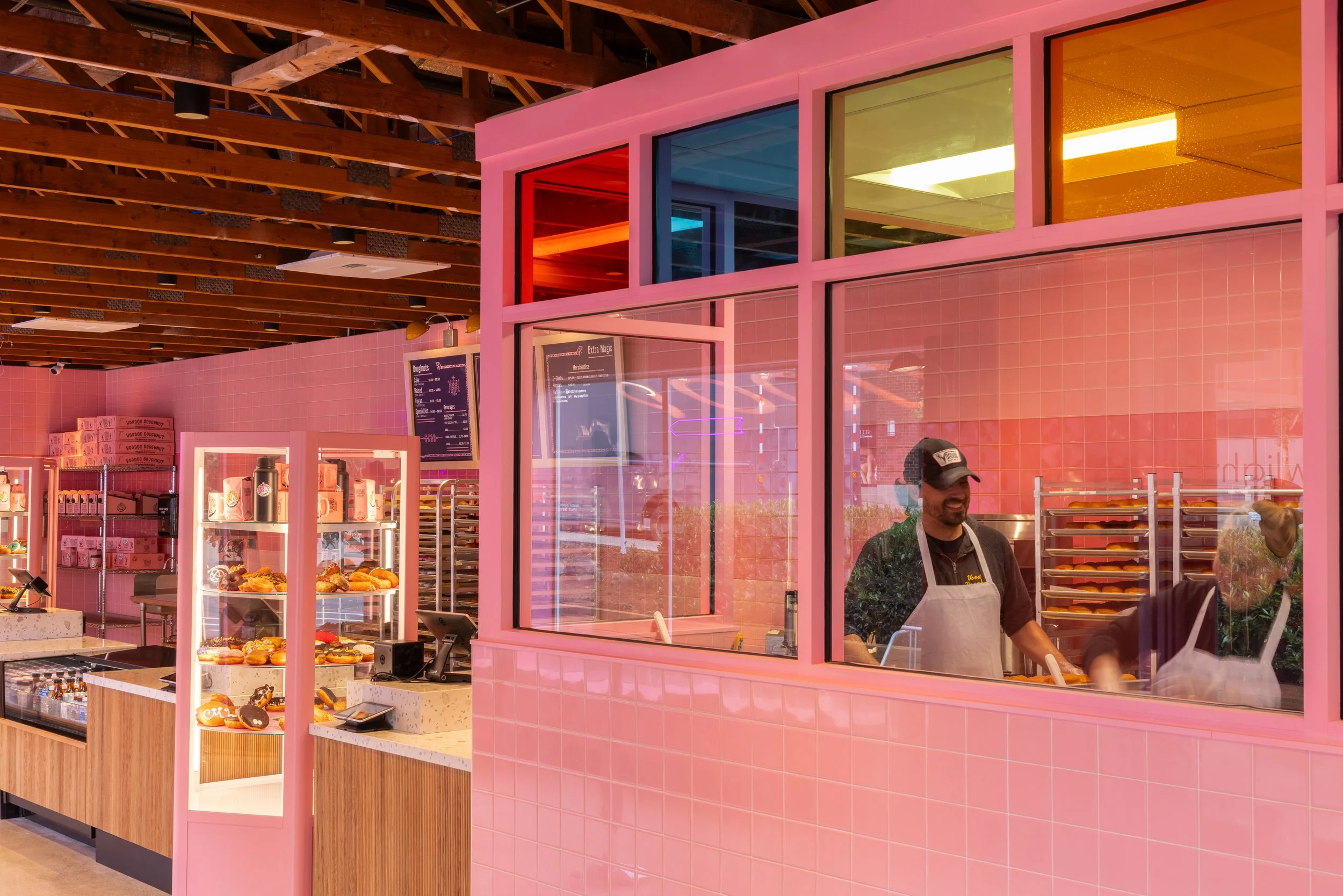 Bellevue, WA Voodoo Doughnuts location interior design by DWS Co.