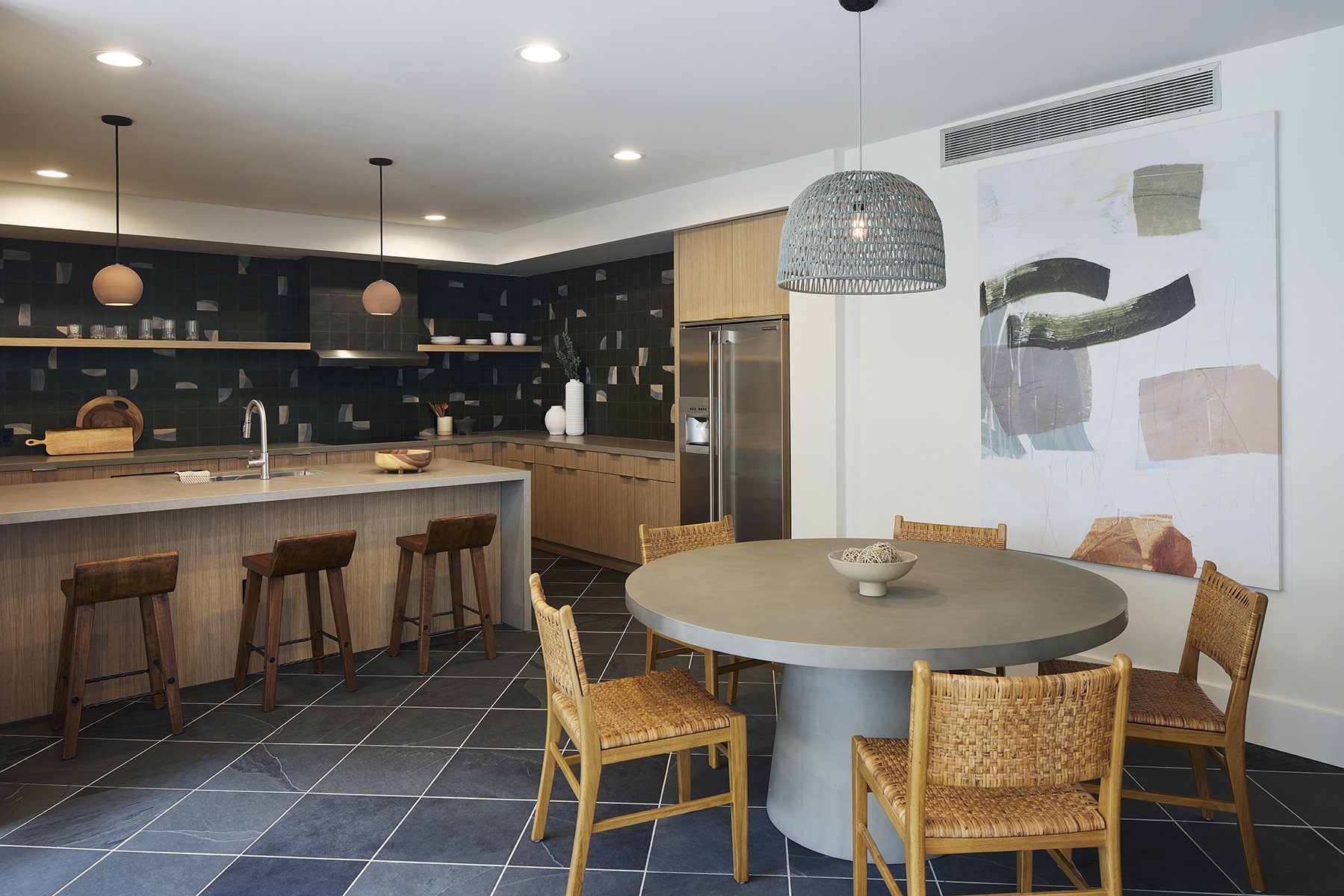 Retail design for multifamily residential project in California