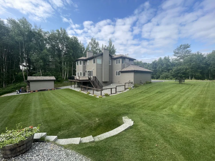 Big Anchorage property mowed by Snip&Clip Alaska