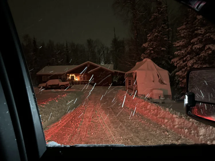 Another satisfied recurring snow removal customer's driveway