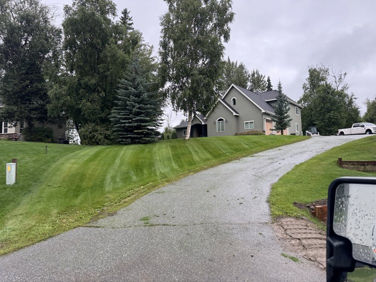 Mowed property in Palmer AK by Snip&Clip Alaska