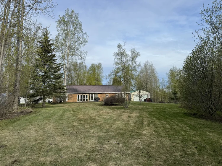 Yard after cleanup by Snip&Clip Alaska