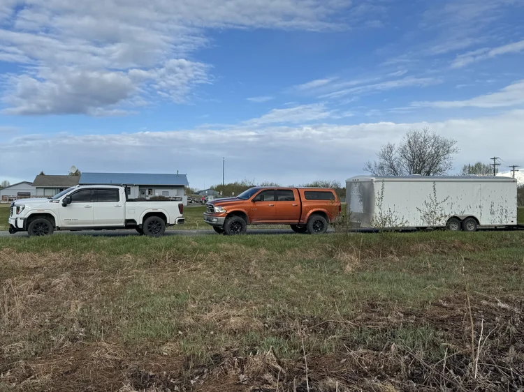Both Snip&Clip Alaska trucks
