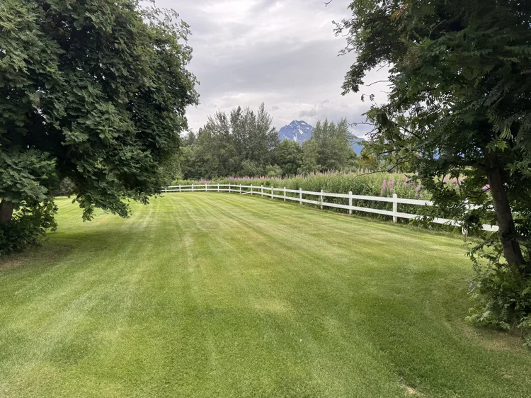 Golf course property mowed twice per week