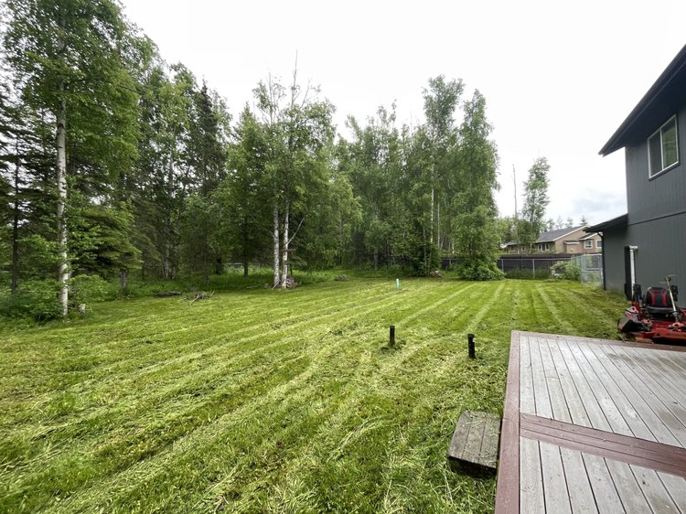 The same Wasilla property mowed and back under control
