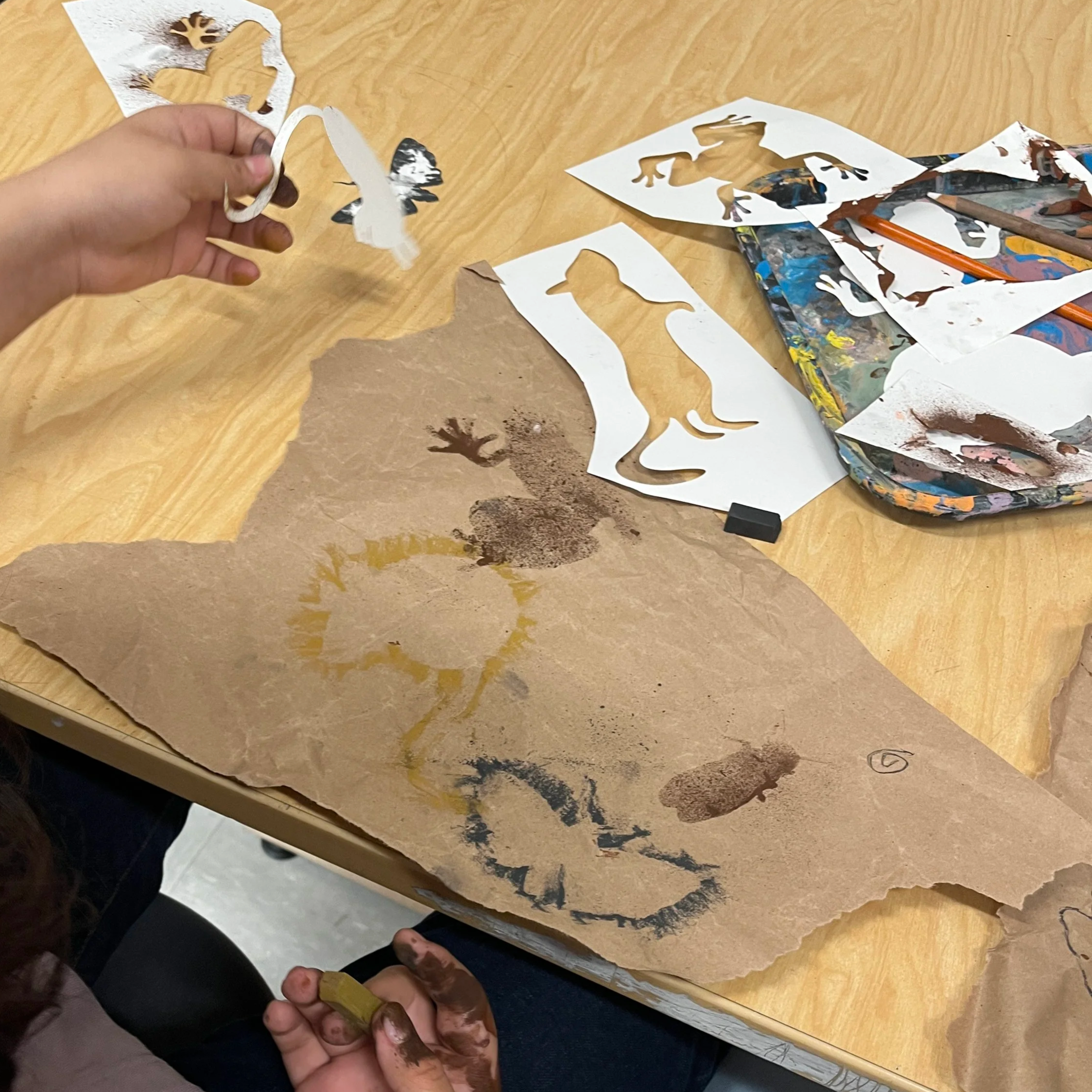 Pre-historic Art with Middle School