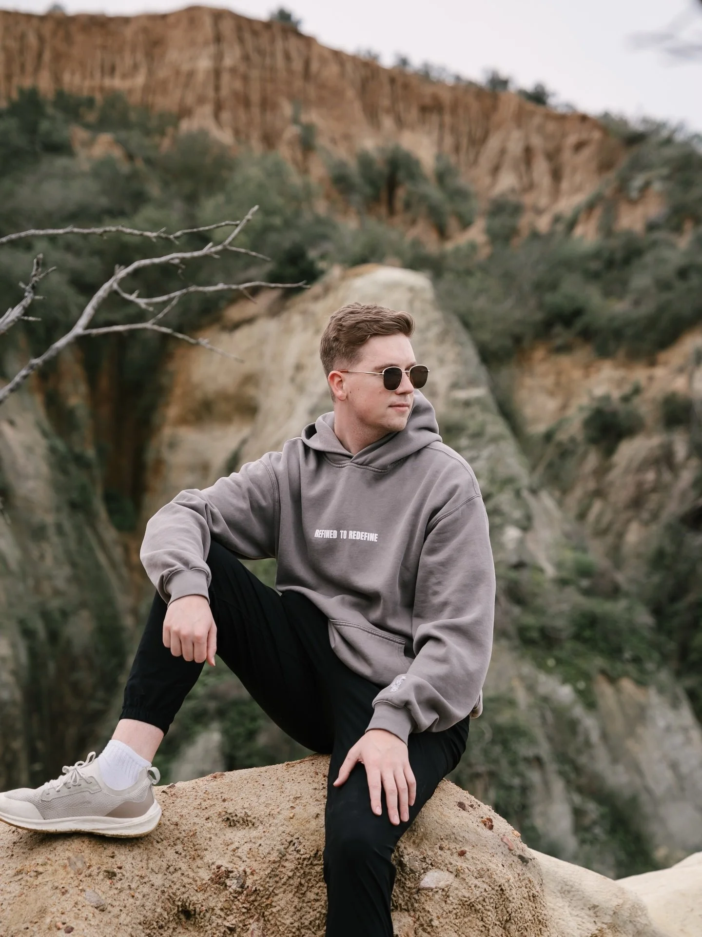 This is Kol. And he hiked all this way in California to give you this sign to go buy your hoodie today. While you&rsquo;re there check out the shirts. 

He also wanted to tell you to use code LAUNCH and get 15% off your entire order. 

This is the la