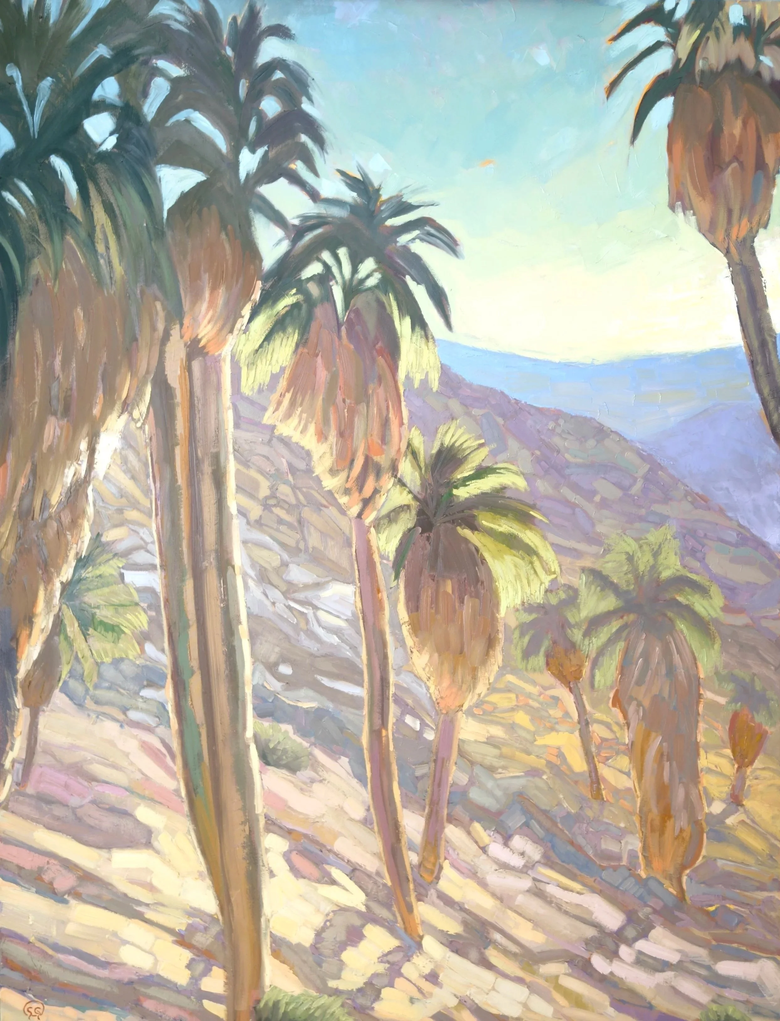 Desert Palms Rising