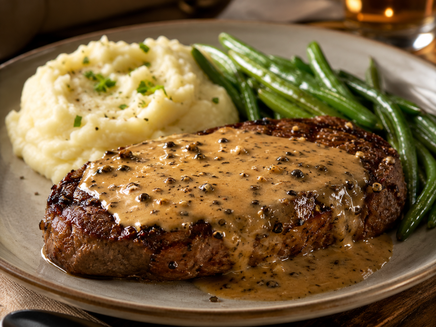 French-Style Steak au Poivre with Kampot Pepper