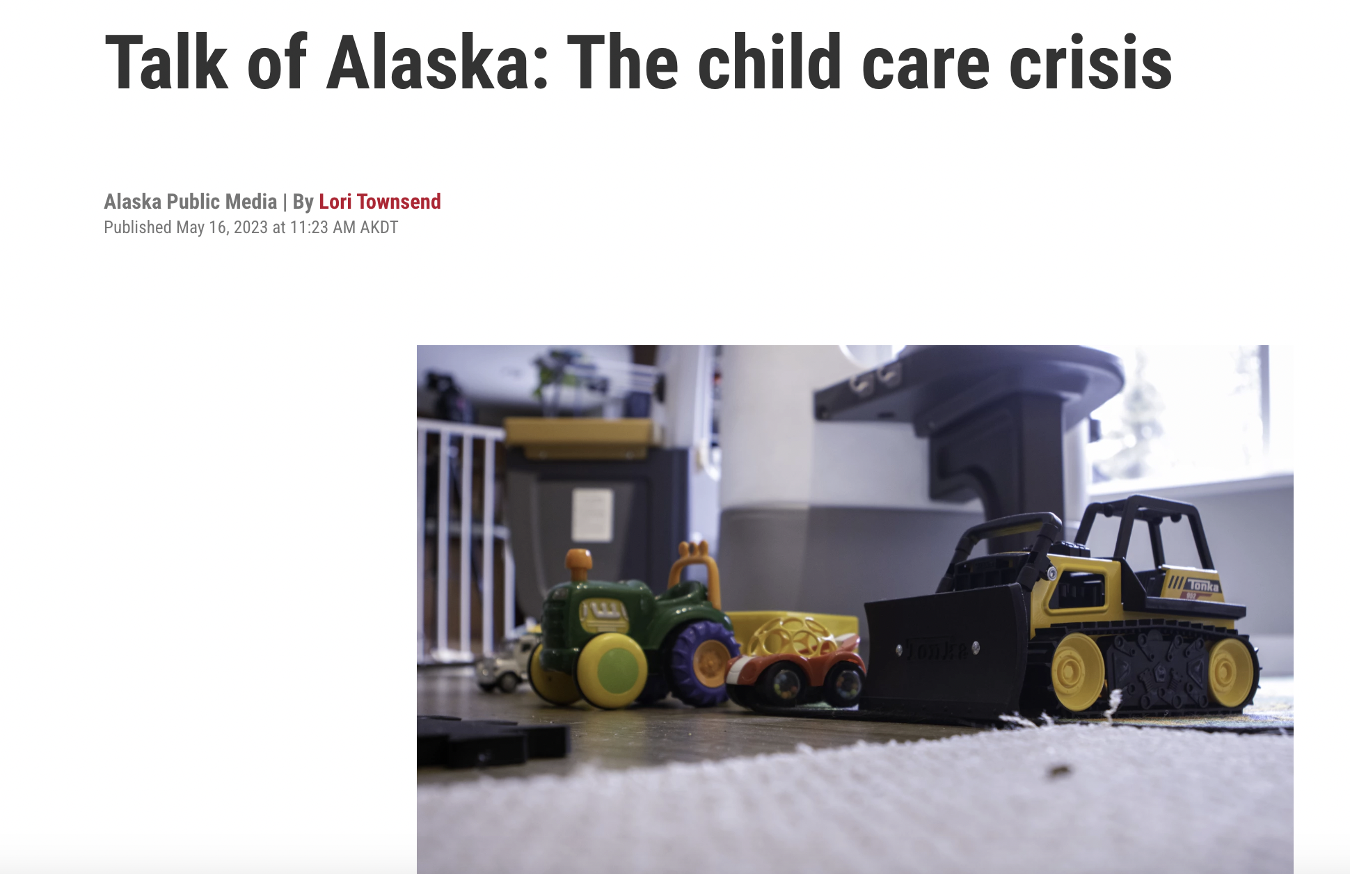 KSKA: Talk of Alaska, May 2023
