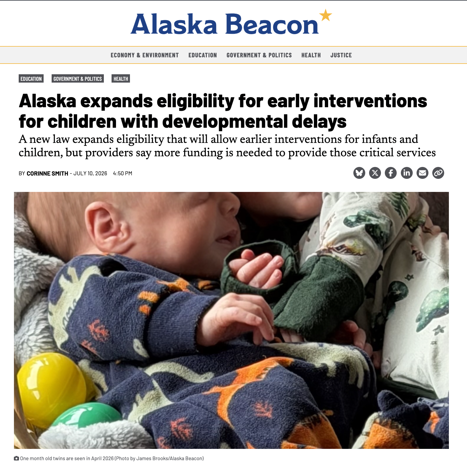 Article in Alaska Beacon that quotes me, references my ILP film & advocacy for this successful legislation, July 2026