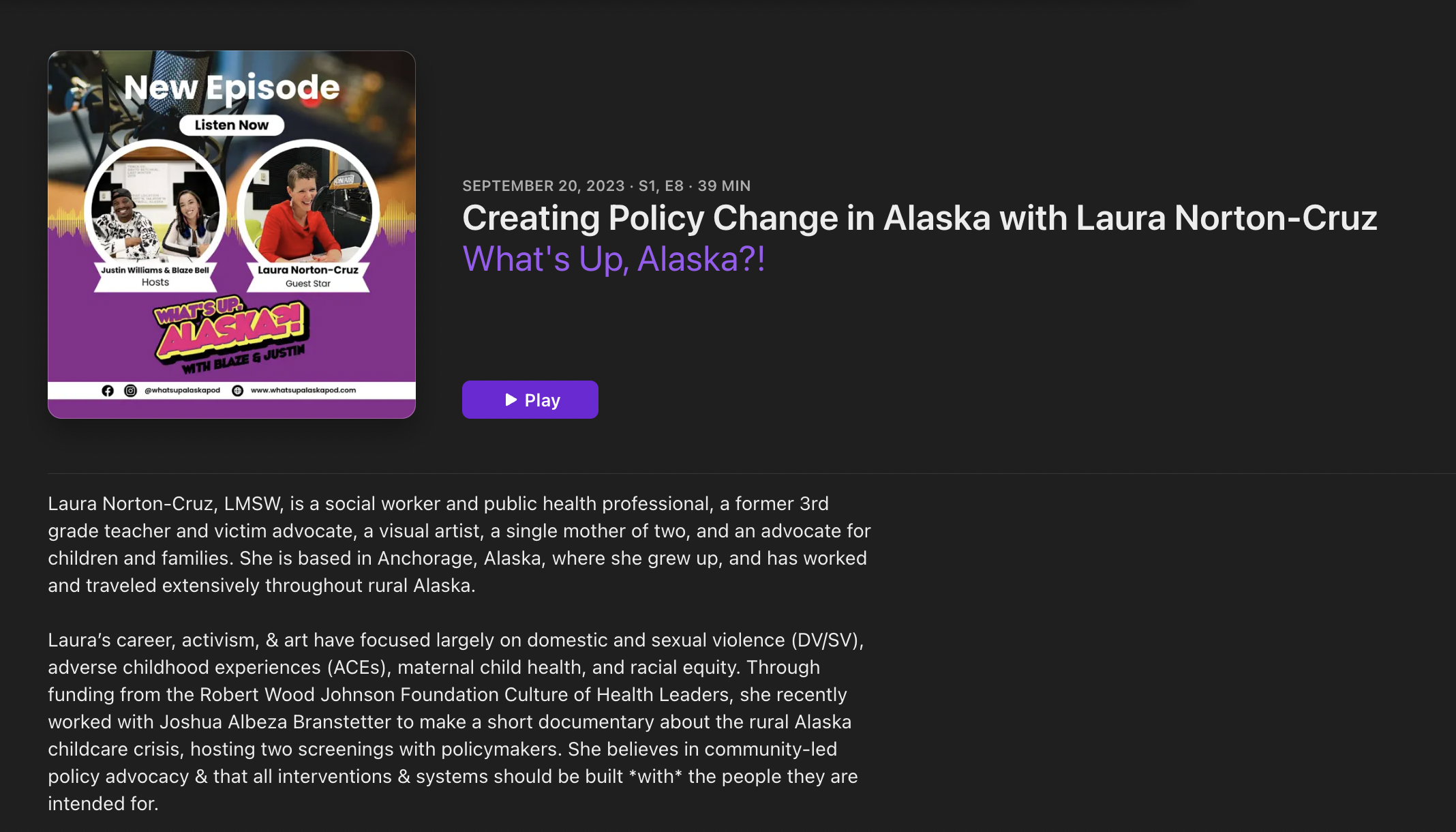 What's Up, Alaska? Pod, September 2023