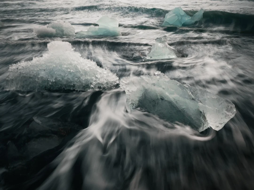 Diamond Beach, Iceland: Capturing the Beauty of Time and Motion