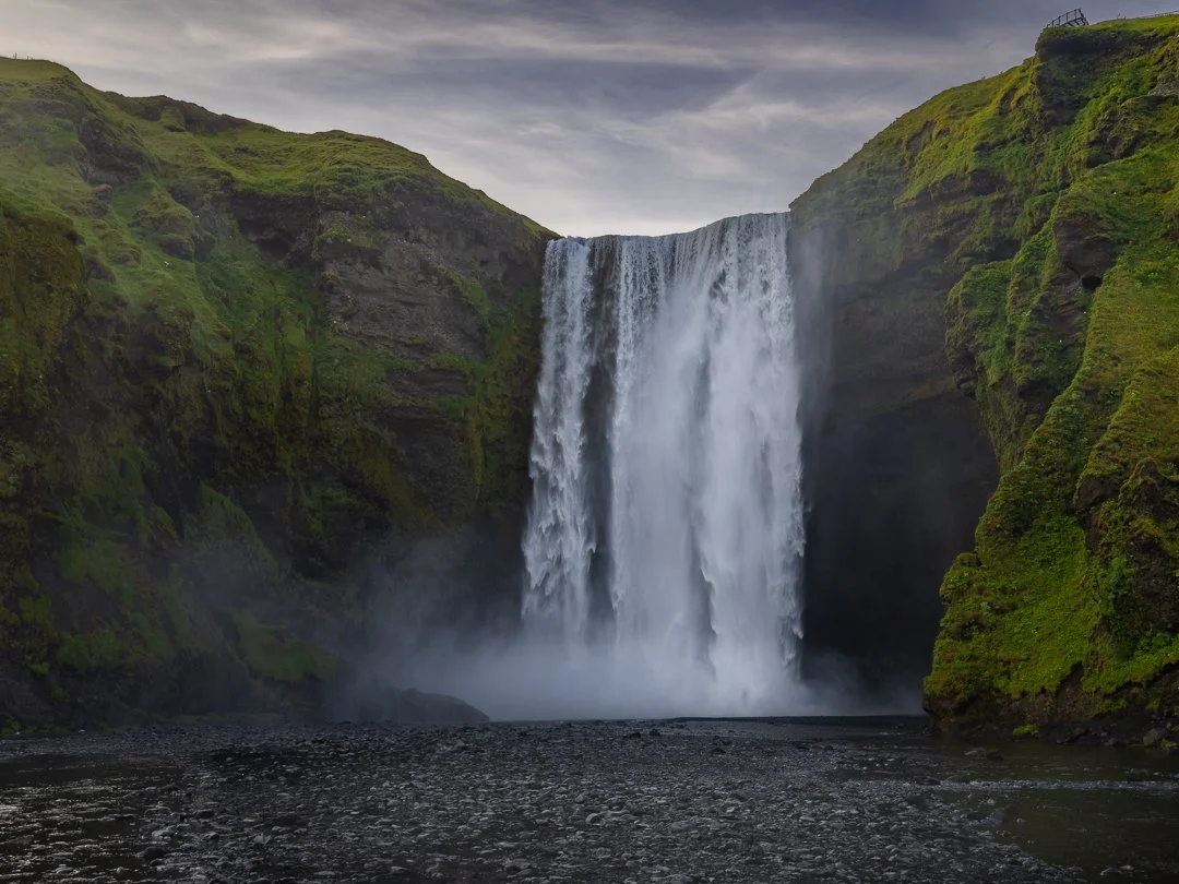 Skagafoss, one of Iceland most iconic waterfalls.